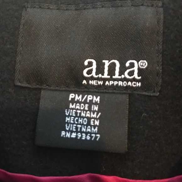 ππHOST PICK ππ a.n.a Black Pea Coat - Picture 5 of 5